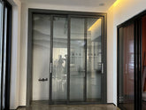 Warren vertical folding windows and doors aluminum picture doors sound proof accordion doors